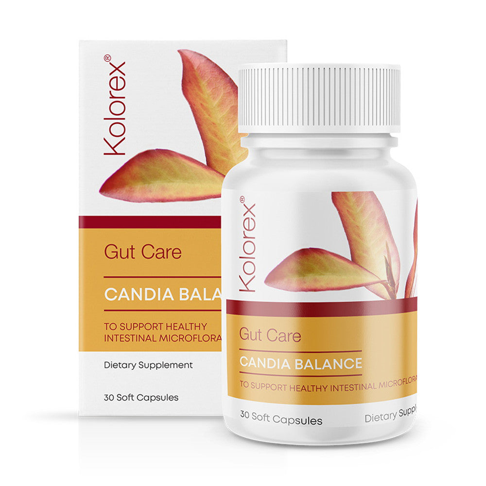 Kolorex Gut Care Candia Balance Softgels, 30 Ea